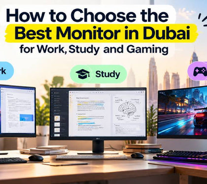 How to Choose the Best Monitor in Dubai for Work, Study and Gaming