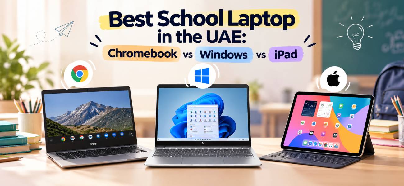 Best School Laptop in the UAE: Chromebook vs Windows vs iPad